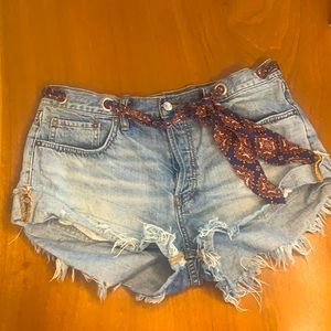 Free People Sashed and Relaxed Shorts